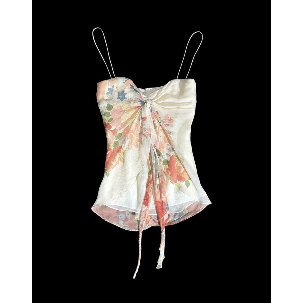 Foley & Corinna Y2K  Floral Flowy FairyCore Top Size XS Rare Authentic